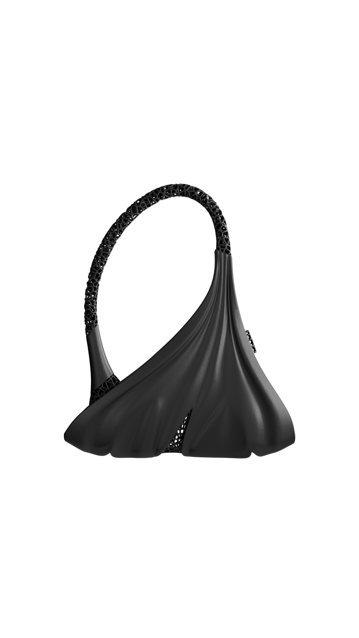 Ginkgo Handbag in Umbra (Black) colourway