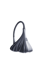 Ginkgo Handbag in Titanium (Silver) colourway