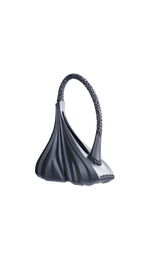 Ginkgo Handbag in Titanium (Silver) colourway