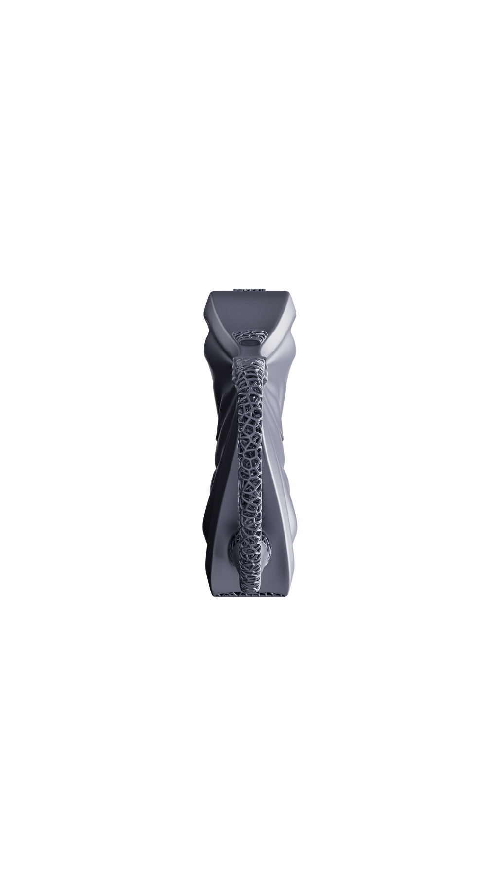 Ginkgo Handbag in Titanium (Silver) colourway
