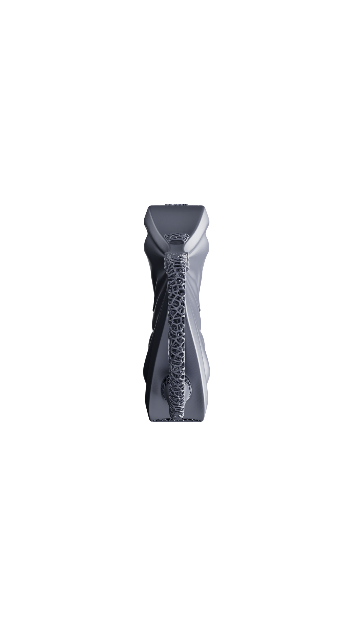 Ginkgo Handbag in Titanium (Silver) colourway
