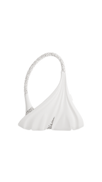 Turntable of Ginkgo Handbag in Luna (White)