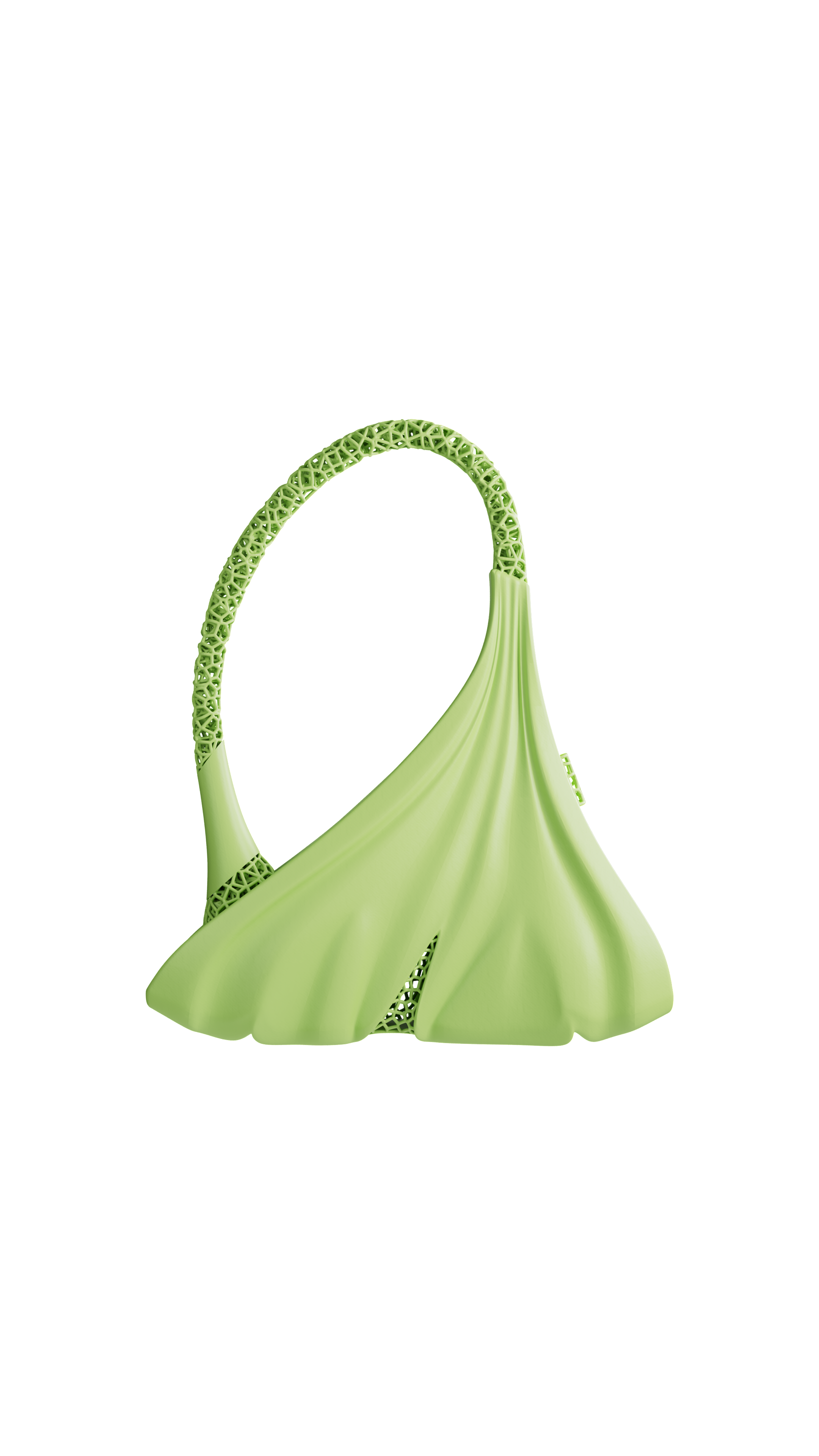 Turntable of Ginkgo Handbag in Matcha (Green)